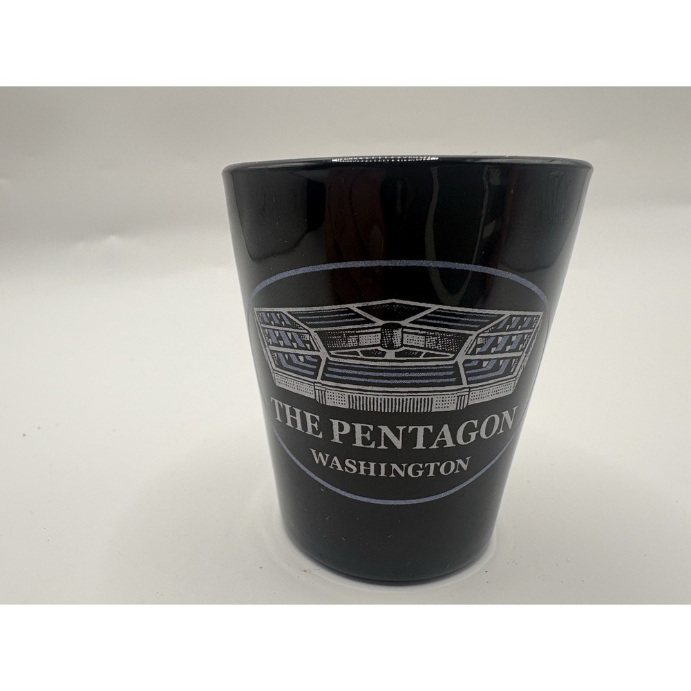 The Pentagon- Washington D.C. Shot Glass - Approx 2.5" - Political Bar Glass